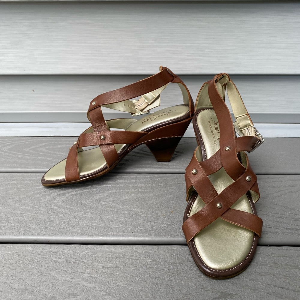 NWOT Anna Capri Italian Sandals